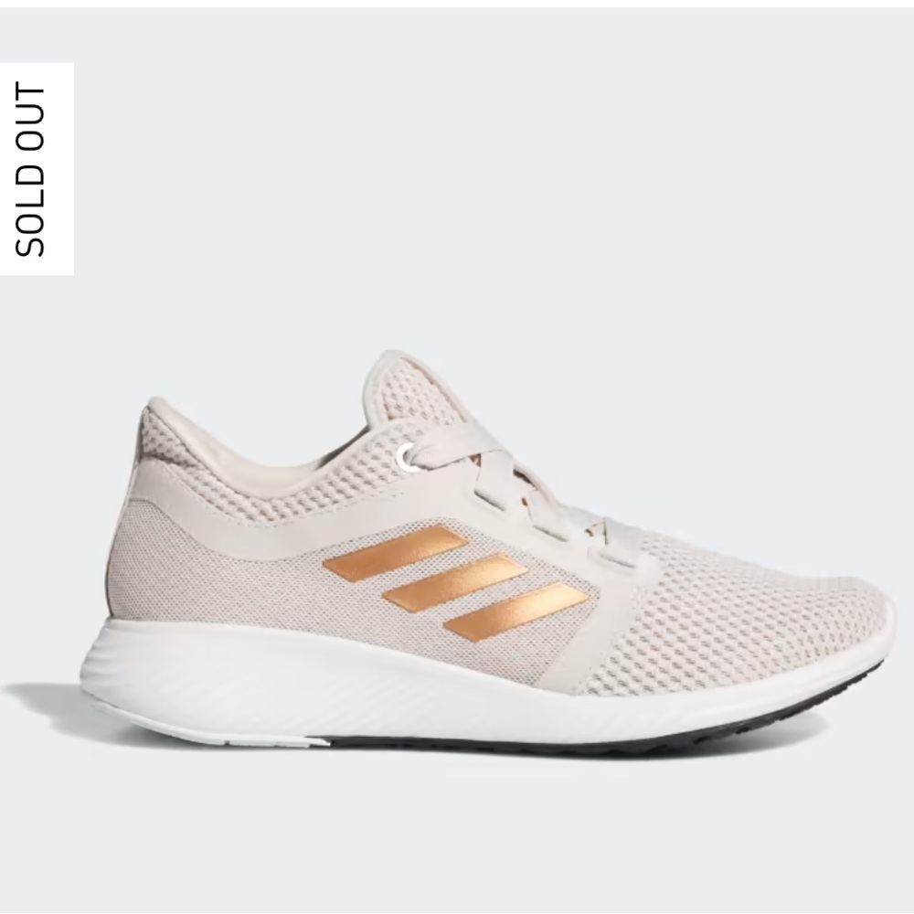 Adidas Edge Lux 3, Women’s 11.5, Beige, Rose Gold. Only worn twice.